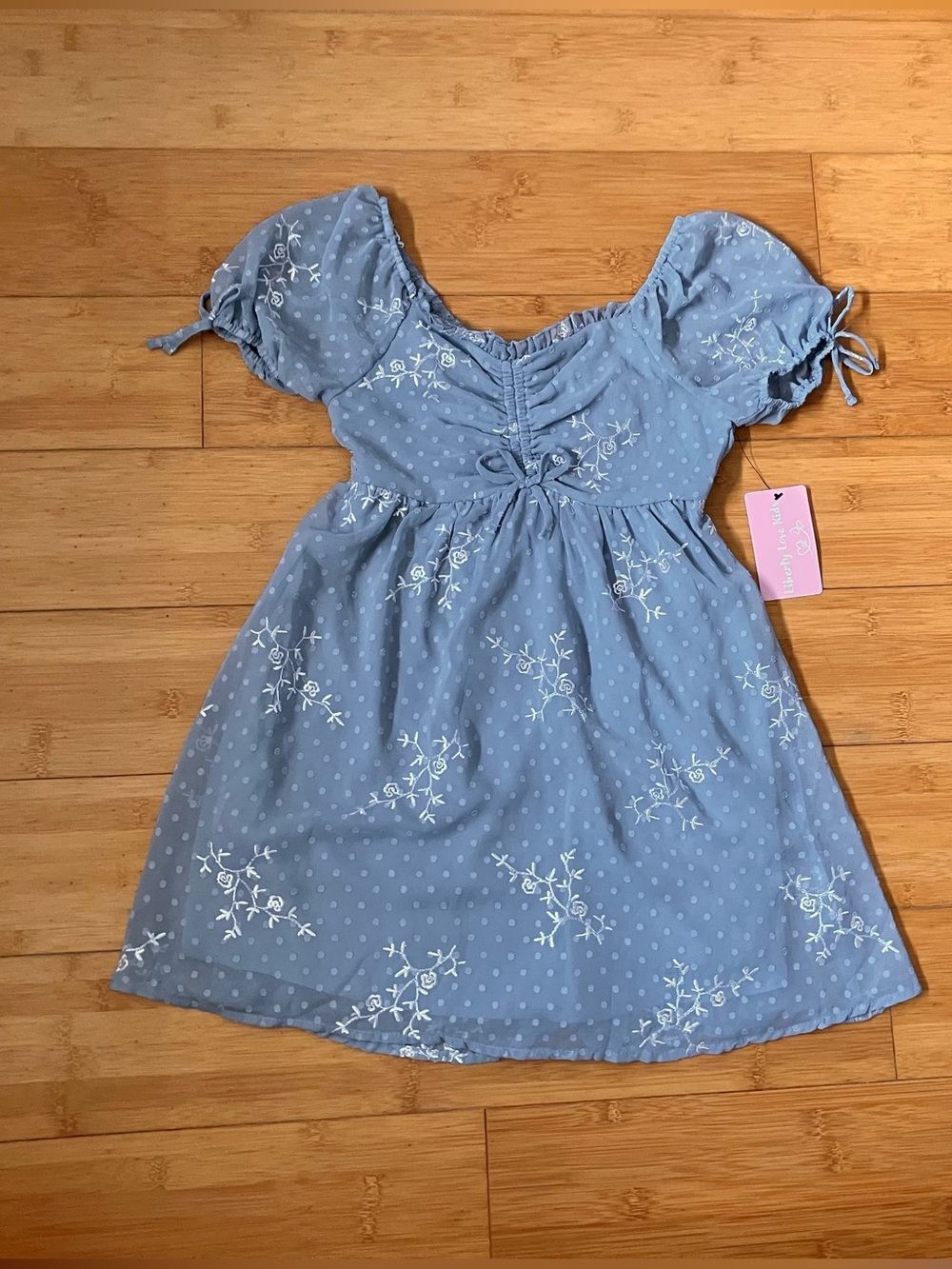 NWT Girls Size 8 Blue Dress